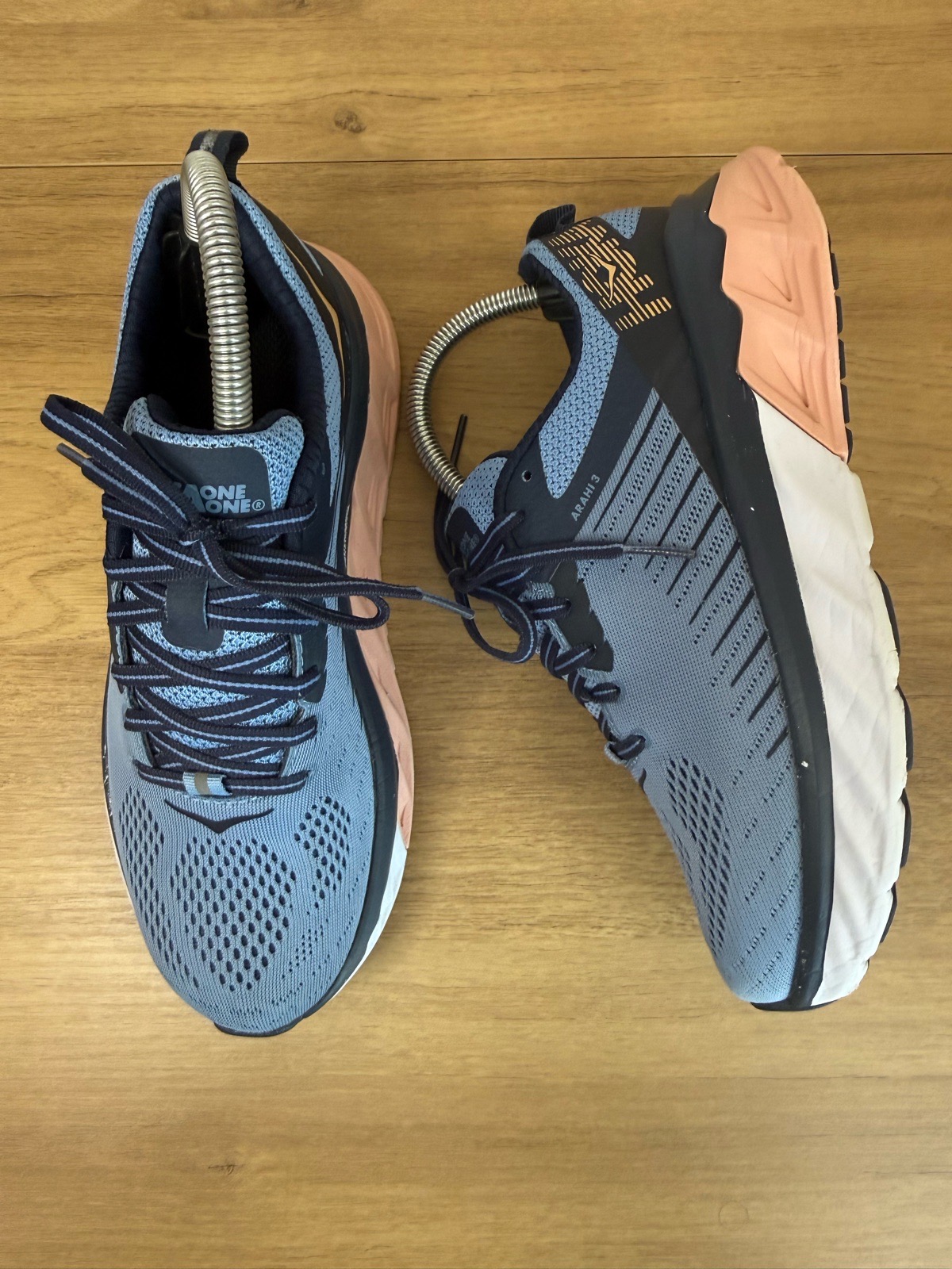 HOKA One One Arahi 3 Women’s Running Shoes Blue Black UK 5 EU 38