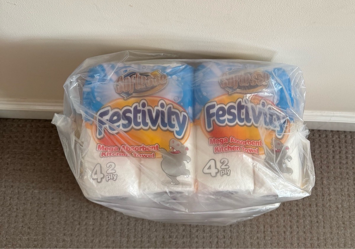 Festivity 4 pack 2ply kitchen Towel - 24 Rolls