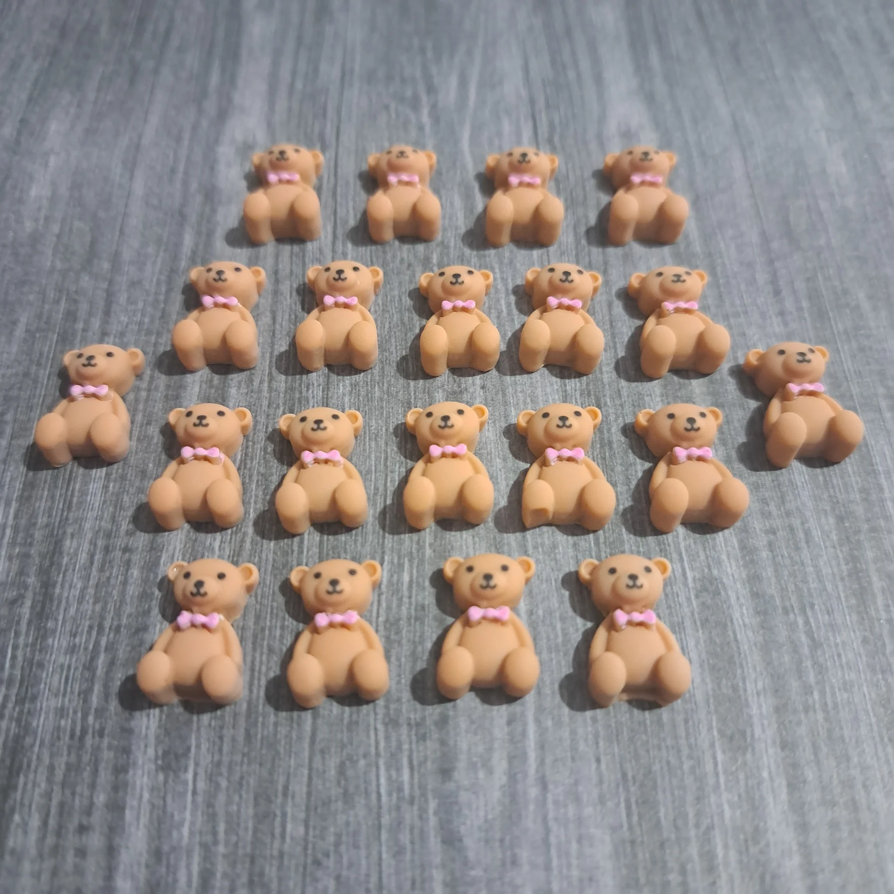 Resin teddy flatbacks