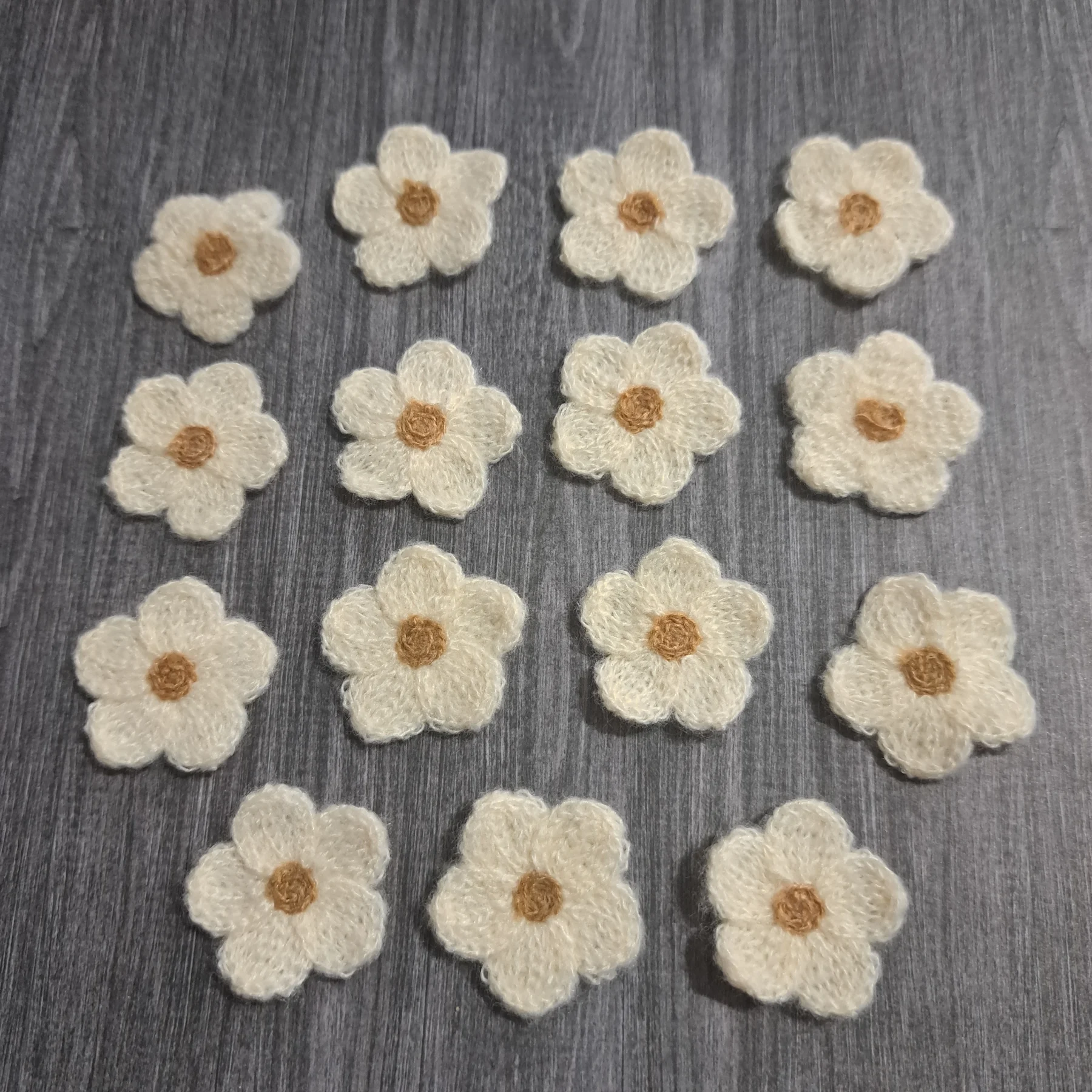 Mohair type craft flowers