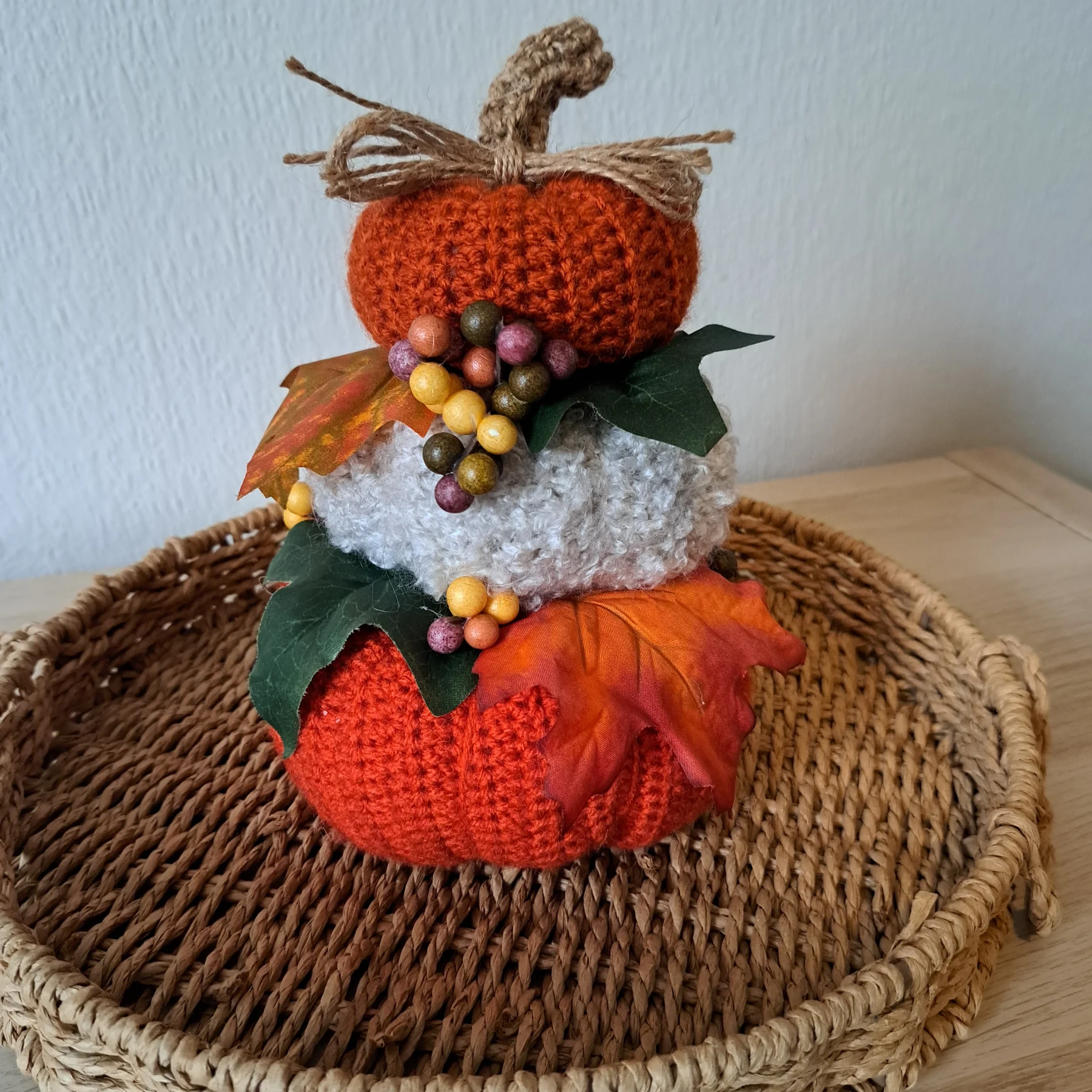 Handmade Pumpkin Stack