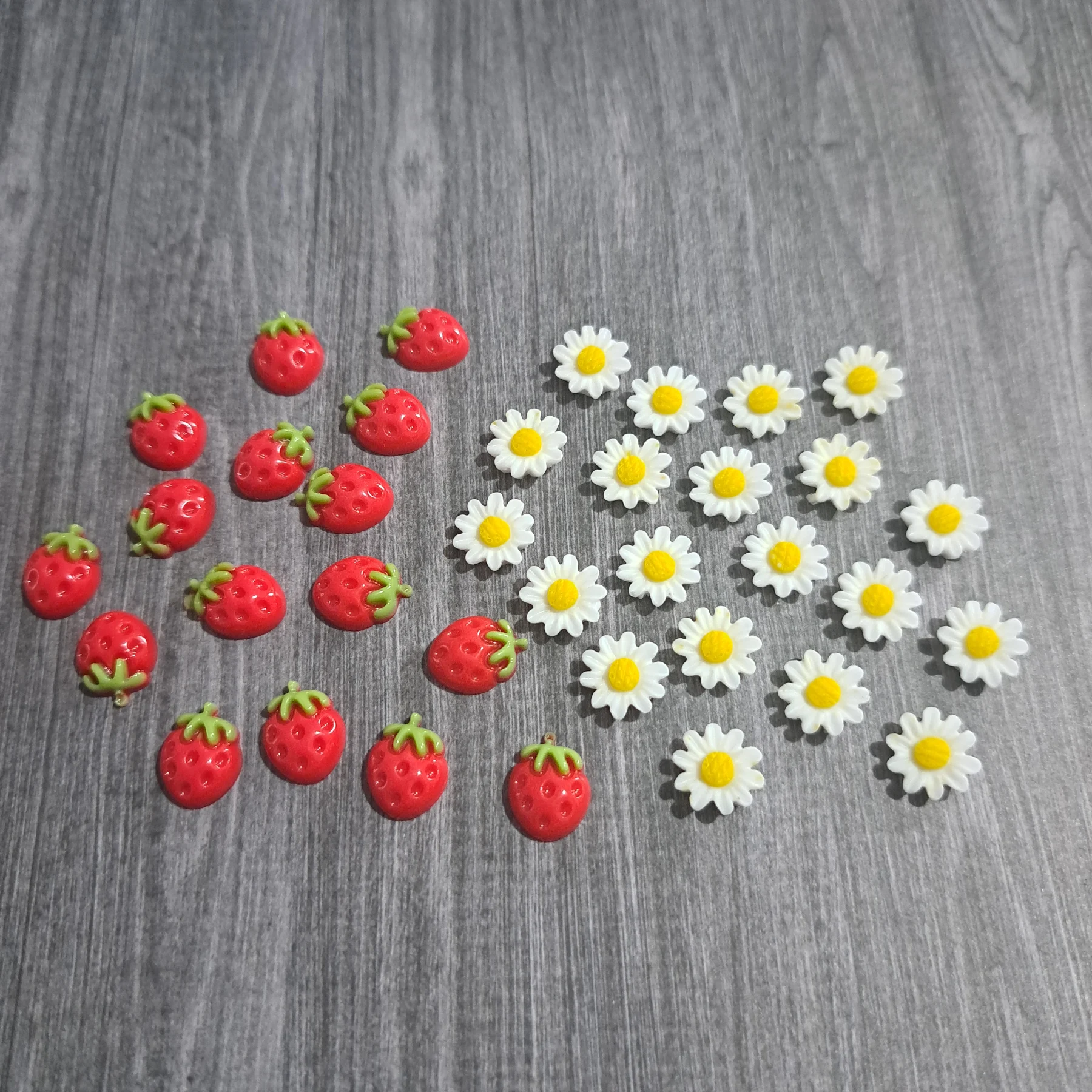 Tiny resin flatbacks