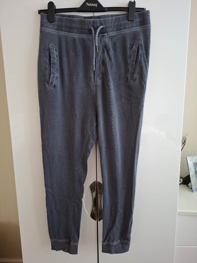 Twisted leg bleachwash slim joggers size M