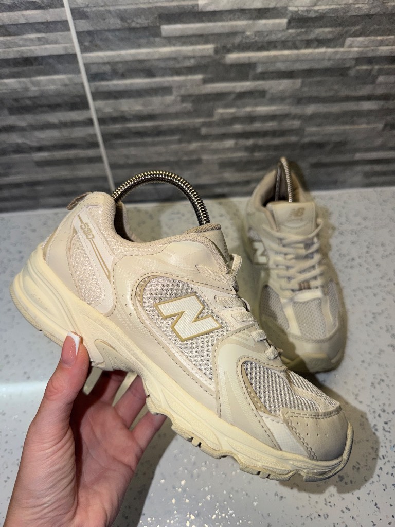 New balance 530 kids beige trainers