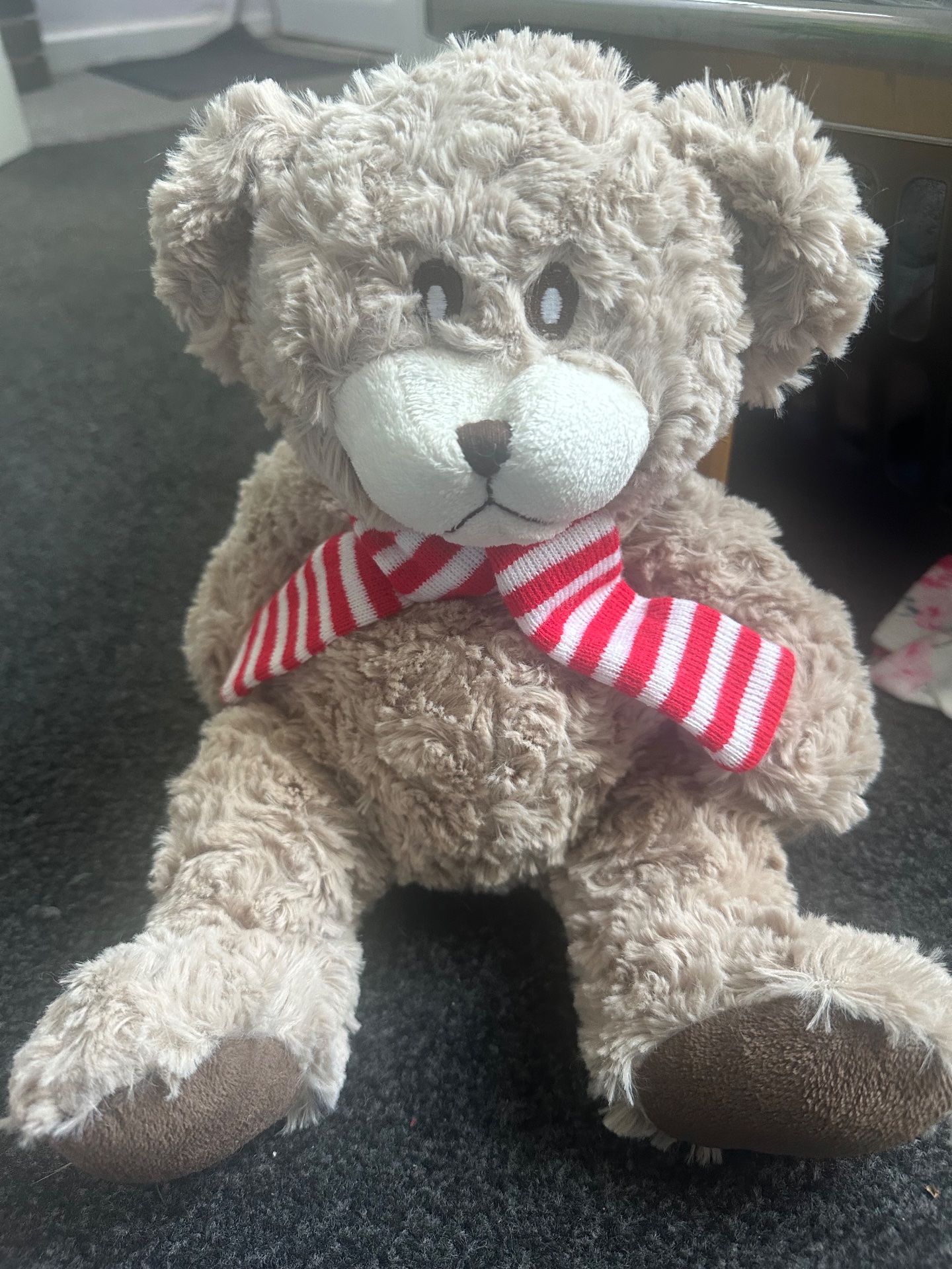 Wilkos grey soft plush teddy