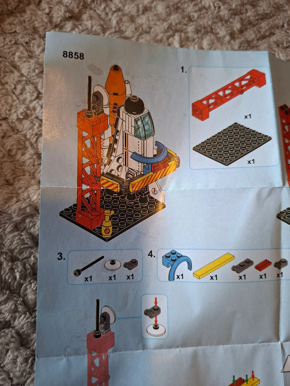 Lego style rocket