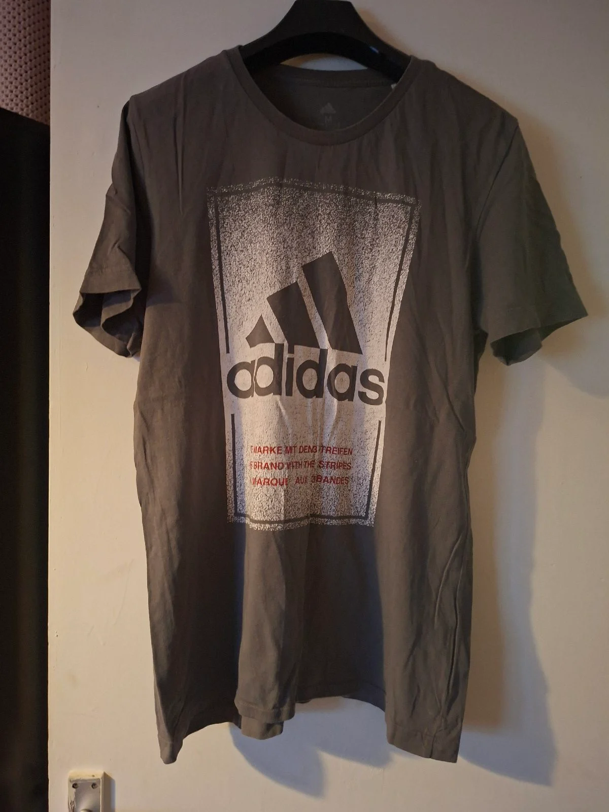 Grey adidas tshirt