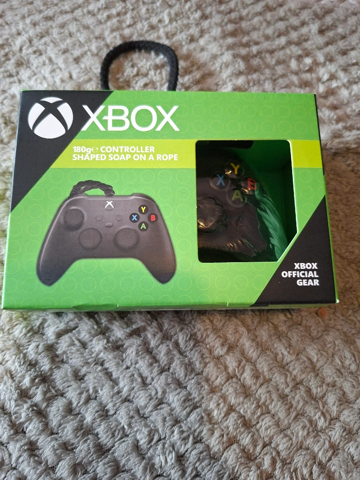 Xbox soap on rope