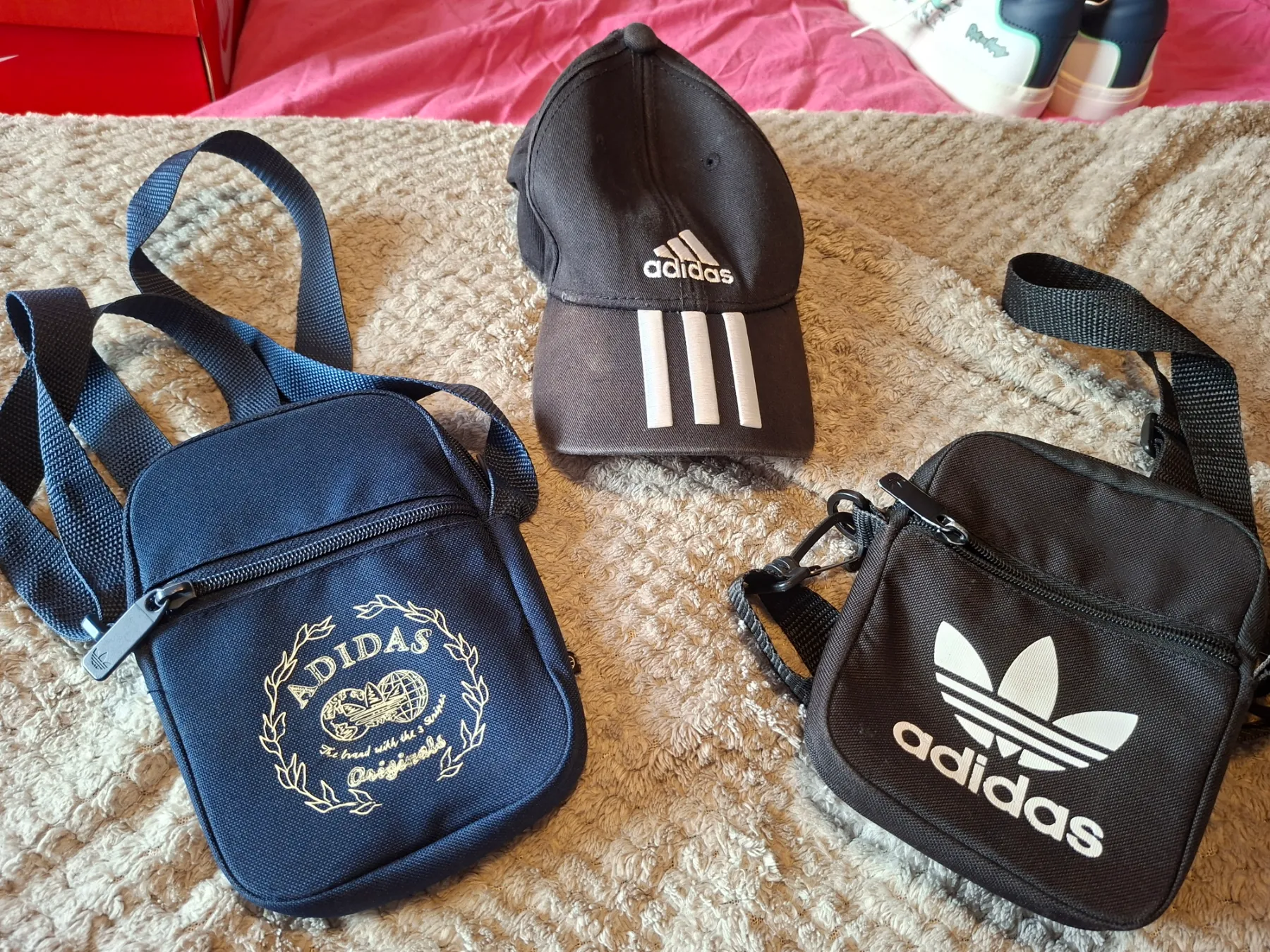 Adidas bag and cap bundle