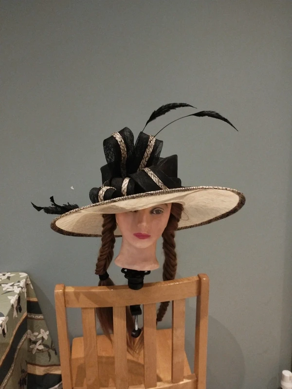 M&S Autograph Mother of the Bride wedding Ascot races garden party hat special occasion One Size