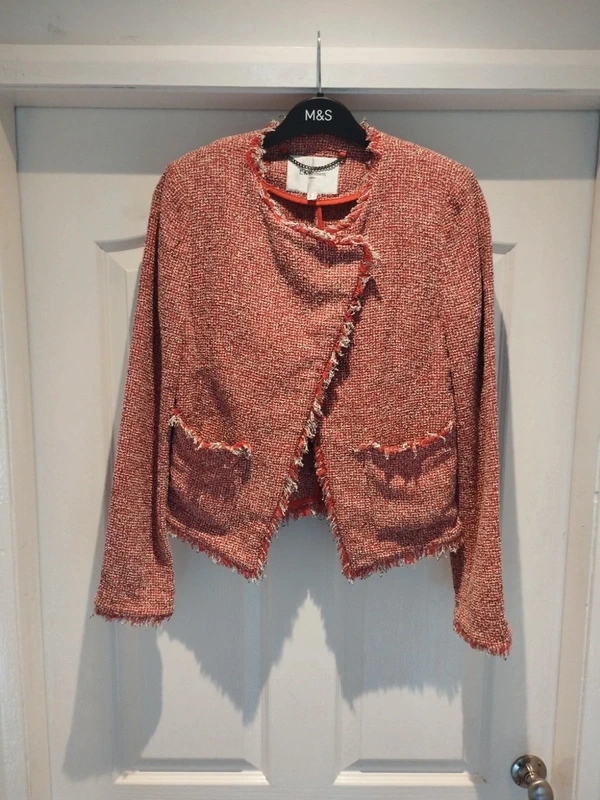 Royalcore LK Bennett Darya Tweed Jacket UK 6 British Heritage Sloane Ranger Chic