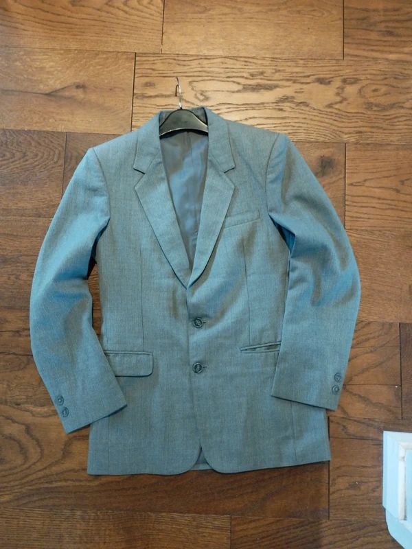 Vintage 70s/80s Wrangler Sportswear Grey Tailored Blazer Suit Jacket XS