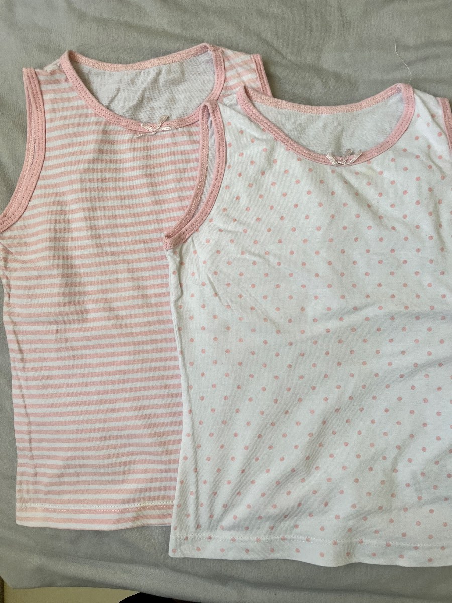2 pack girls vests
