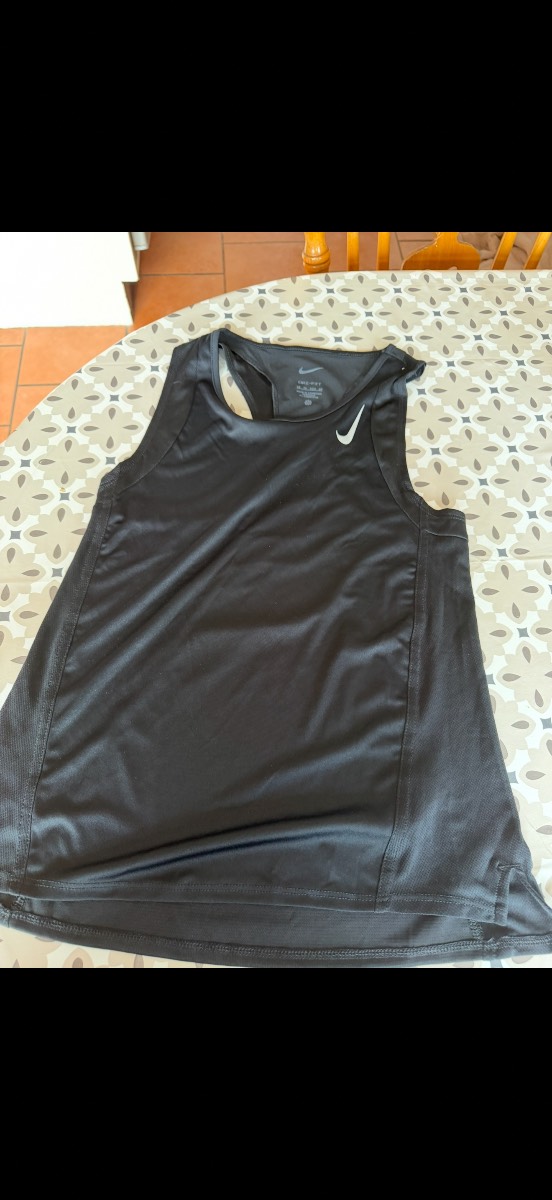 Nike black vest top size XS