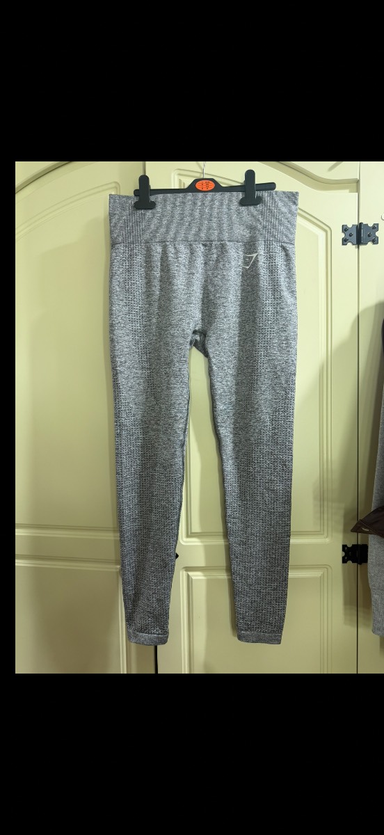 Gymshark grey seamless leggings size M