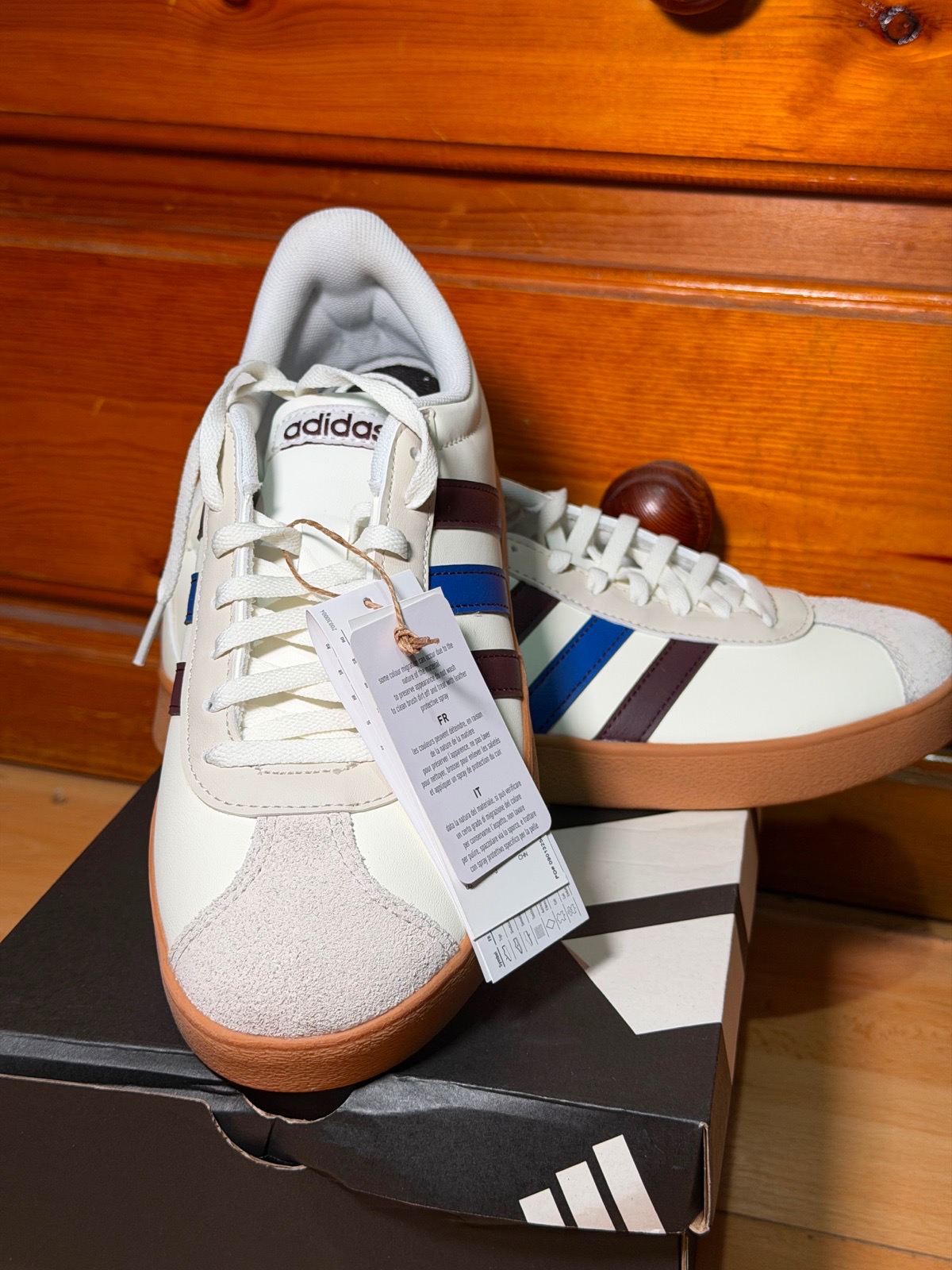 Adidas VL Court Base Trainers for Women Cloud White RRP: £54.99