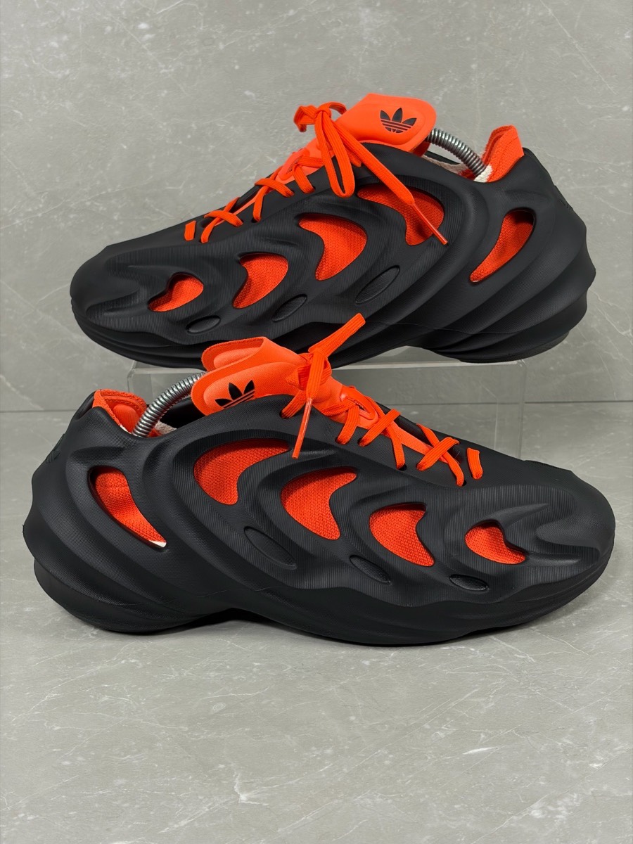 Worn Once Adidas adiFOM Q sneakers in the "Black Imperial Orange" uk size 9