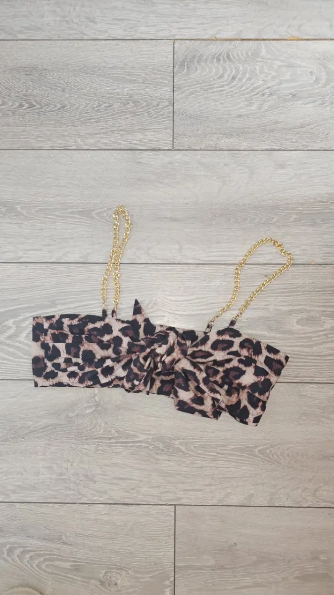🤎leopard print crop top🤎