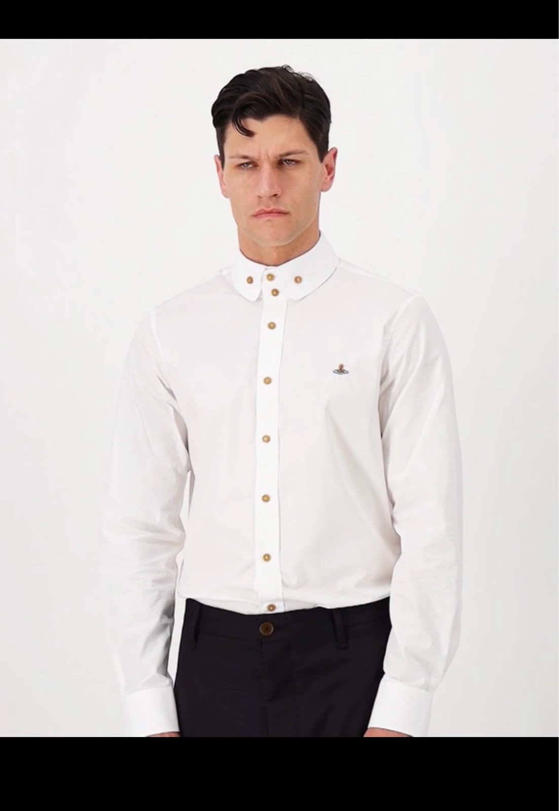 Men's Vivienne Westwood Cotton Krall Long Sleeved Shirt
