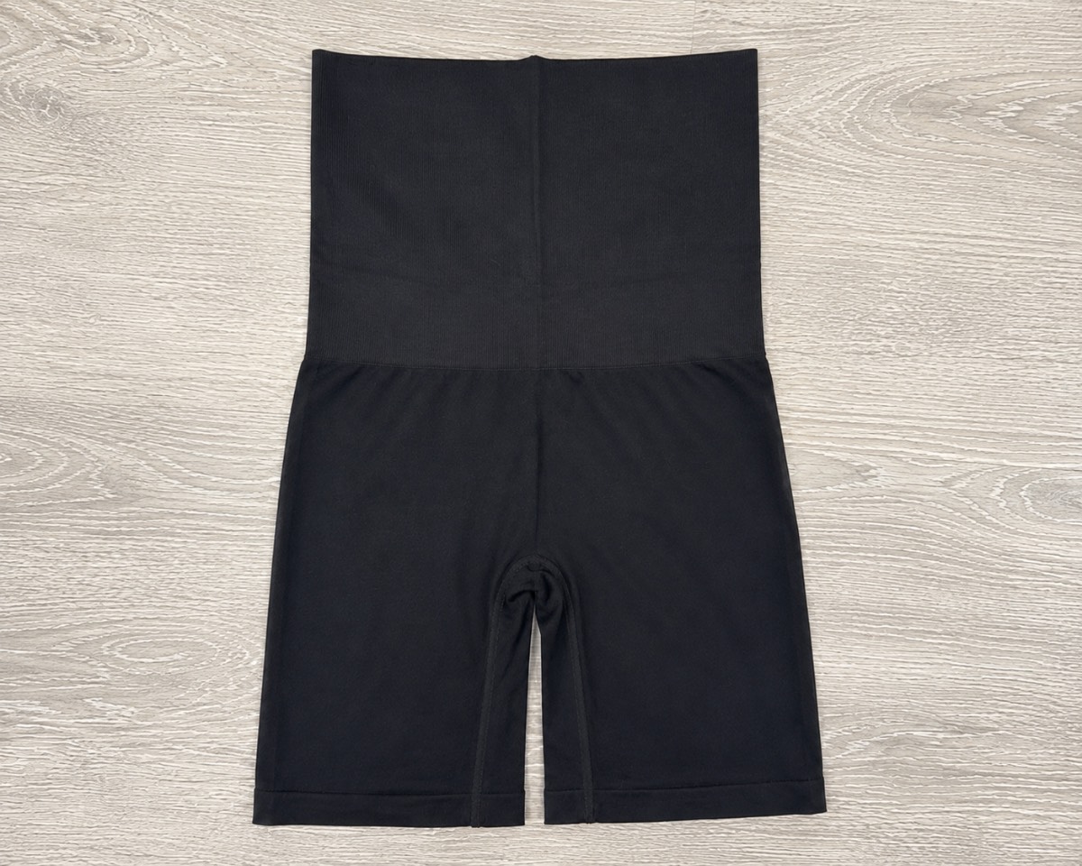 Black High-Waisted Shapewear Shorts – Size Large – Never Worn