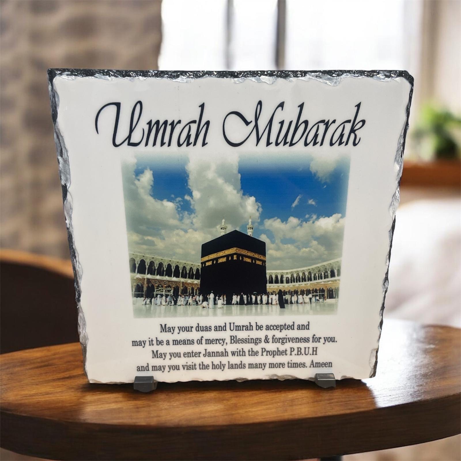 umrah Mubarak slate stone