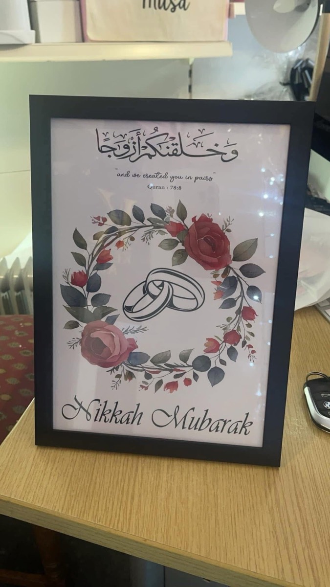a4 size frame for weddings