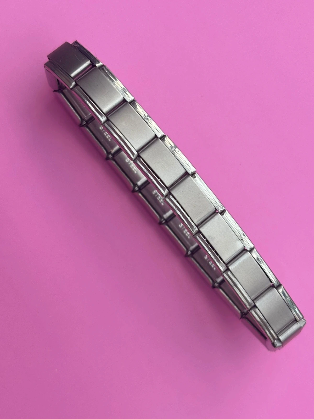 18 link starter bracelet composable italian charm link silver compatiable with nomination