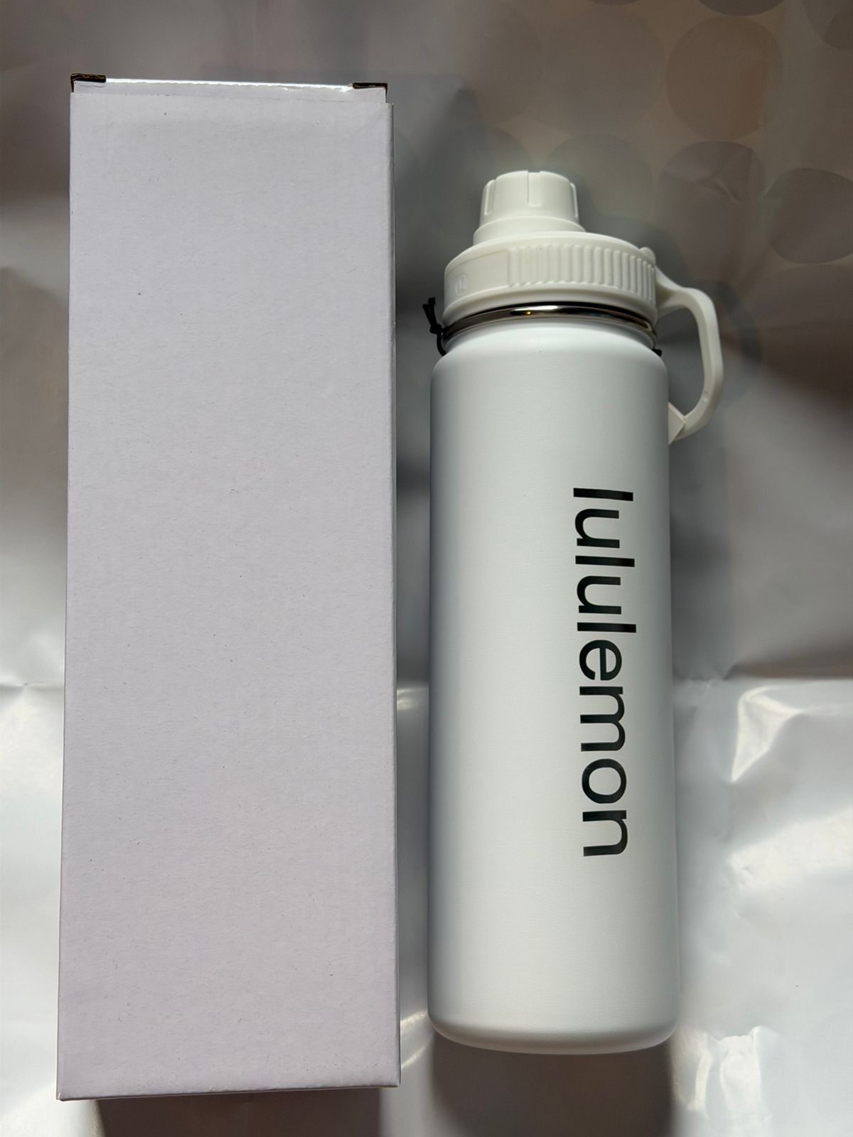 Lululemon Back To Life Sport Bottle 24oz white
