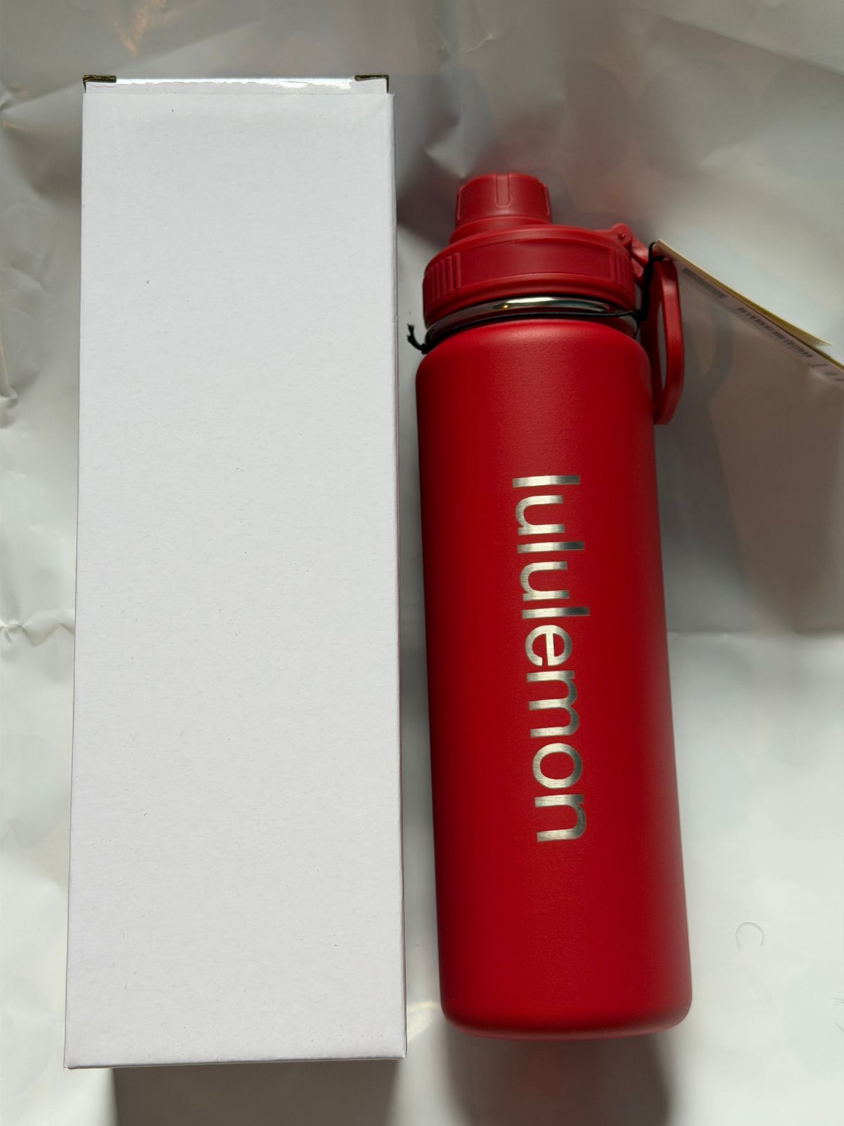 Lululemon Back To Life Sport Bottle 24oz red