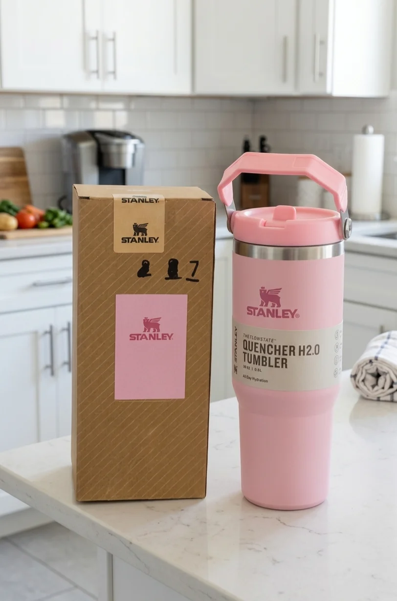 Stanley ice flow 30oz tumbler new rose