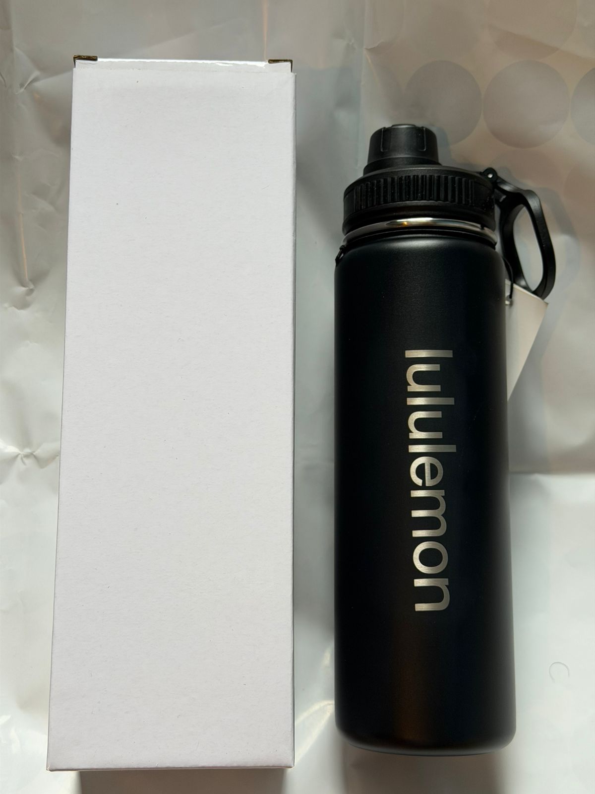Lululemon Back To Life Sport Bottle 24oz black