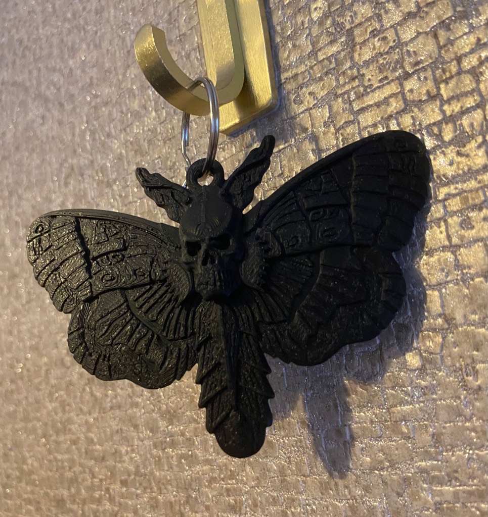 Black Moth Gothic Keychain