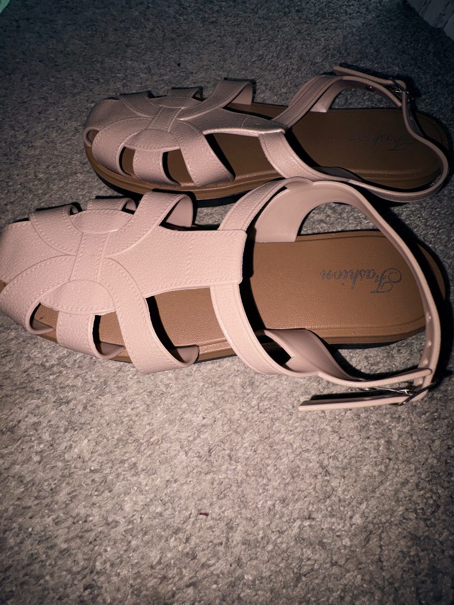 Beige sandals