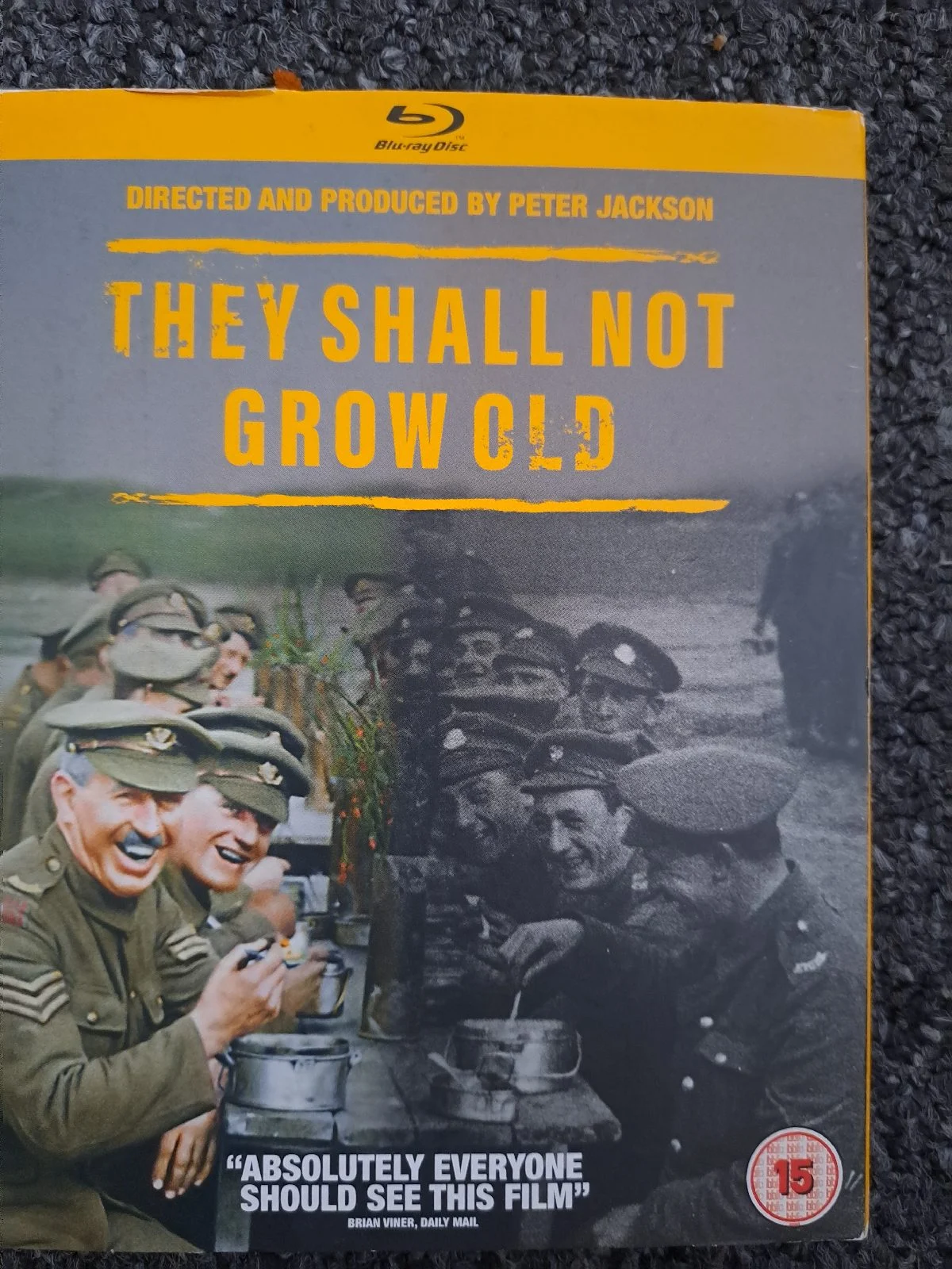 they shall not grow old blue ray dvd