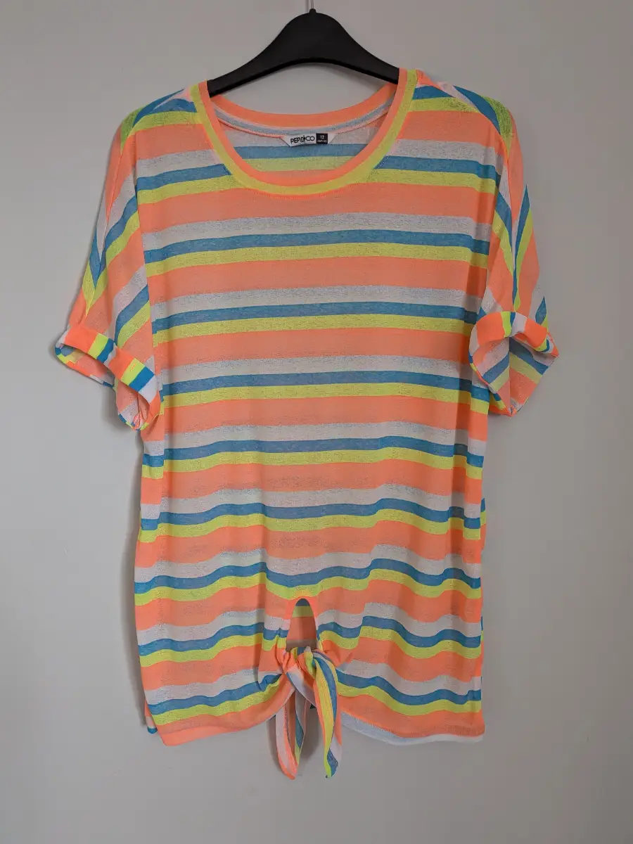 Ladies Top 12 summer Lightweight holiday tie womens