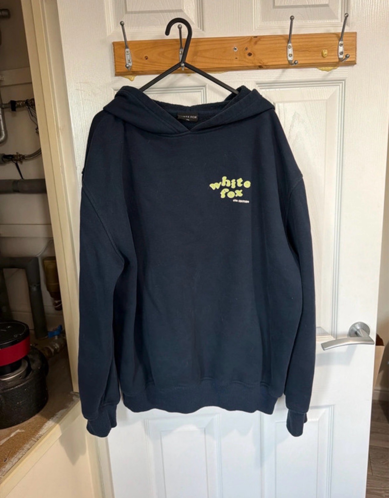 White fox hoodie