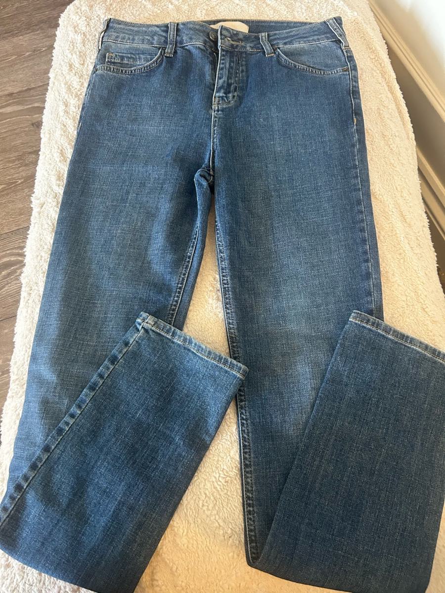 Vanessa Bruno Designer Straight Leg Blue Jeans 28  UK10