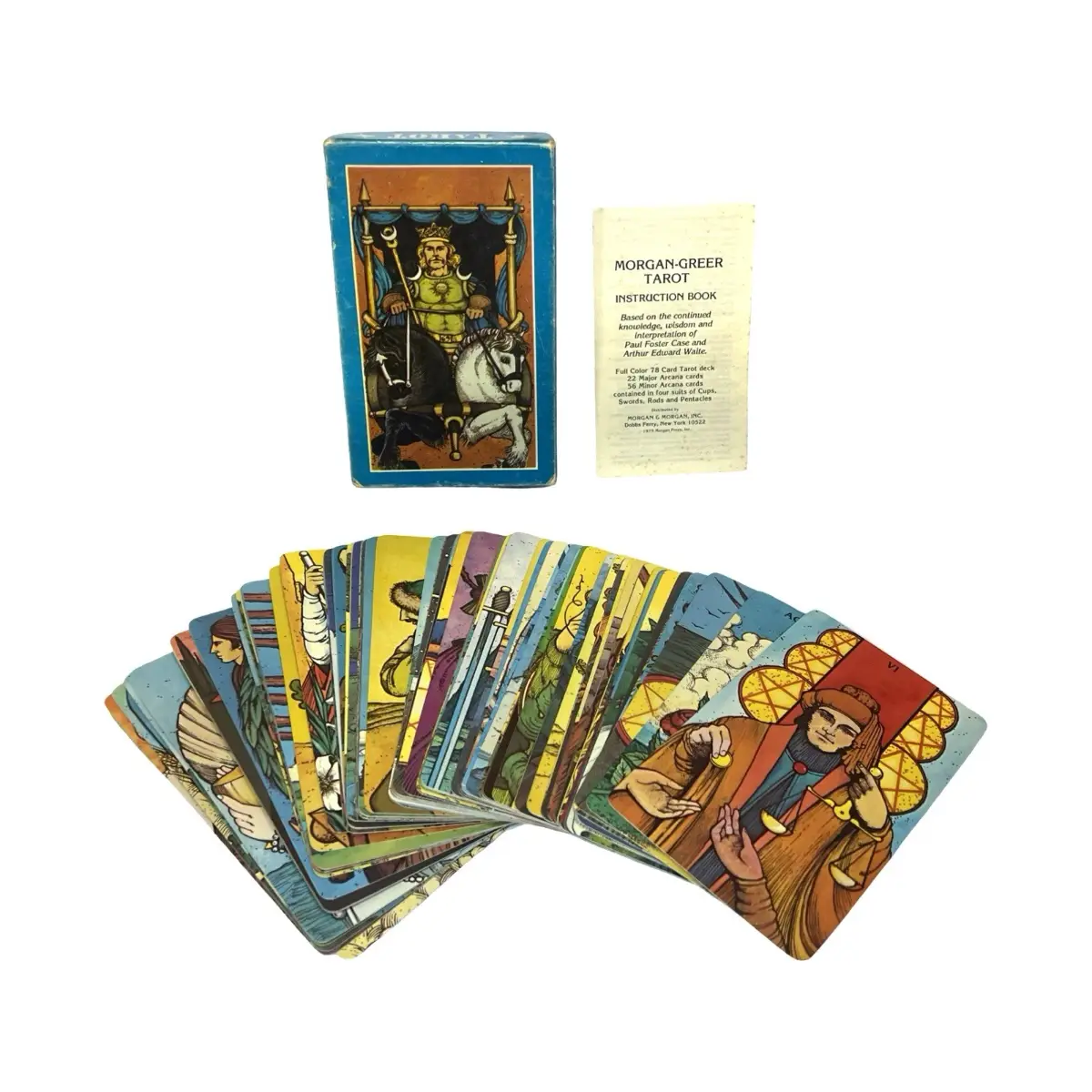 Vintage 1979 Morgan-Greer Tarot Complete 78 Card First Edition Boxed Deck