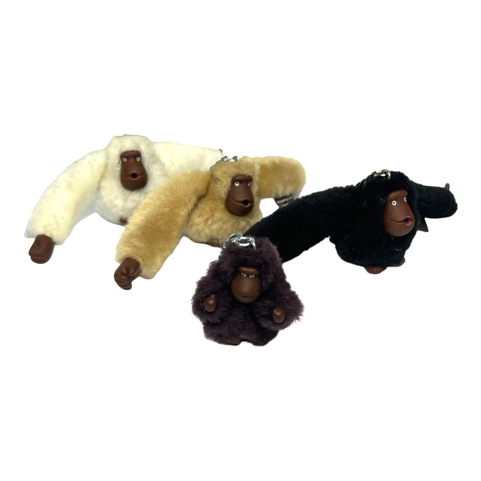 4x Genuine Kipling Monkey Keyrings Bag Charms Davina Karina Quinn Nel Bundle