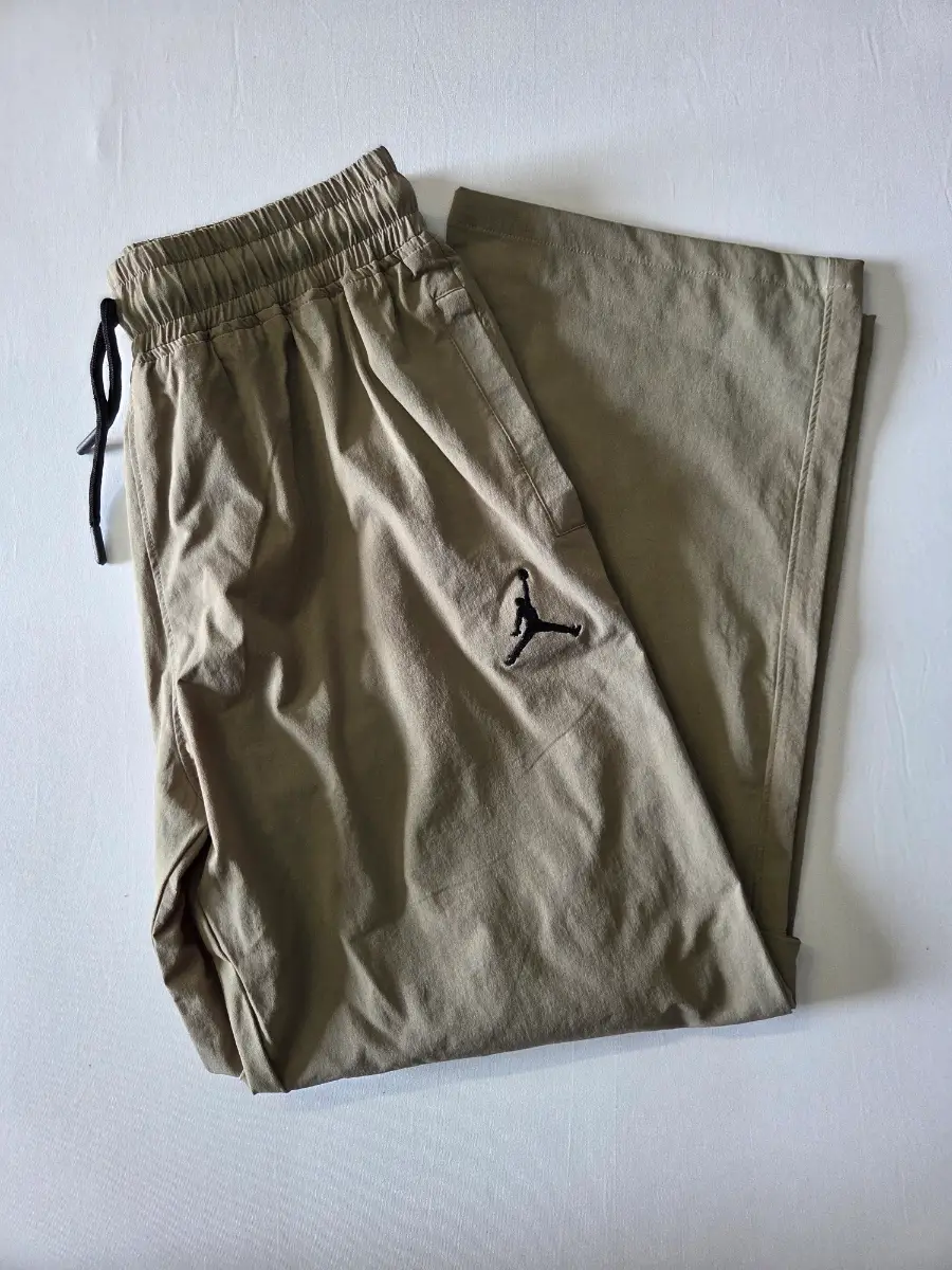 Jordan Beige Wide Leg Cargo Trousers XL Men's Utility Pants