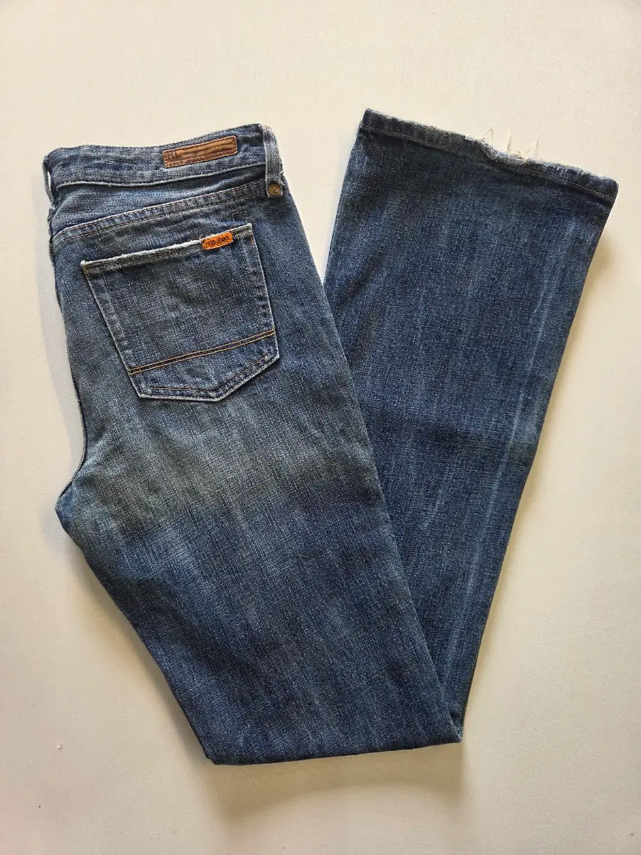 Polo Ralph Lauren Kayla Jeans W29 L34 Blue Low Rise Bootcut Y2K