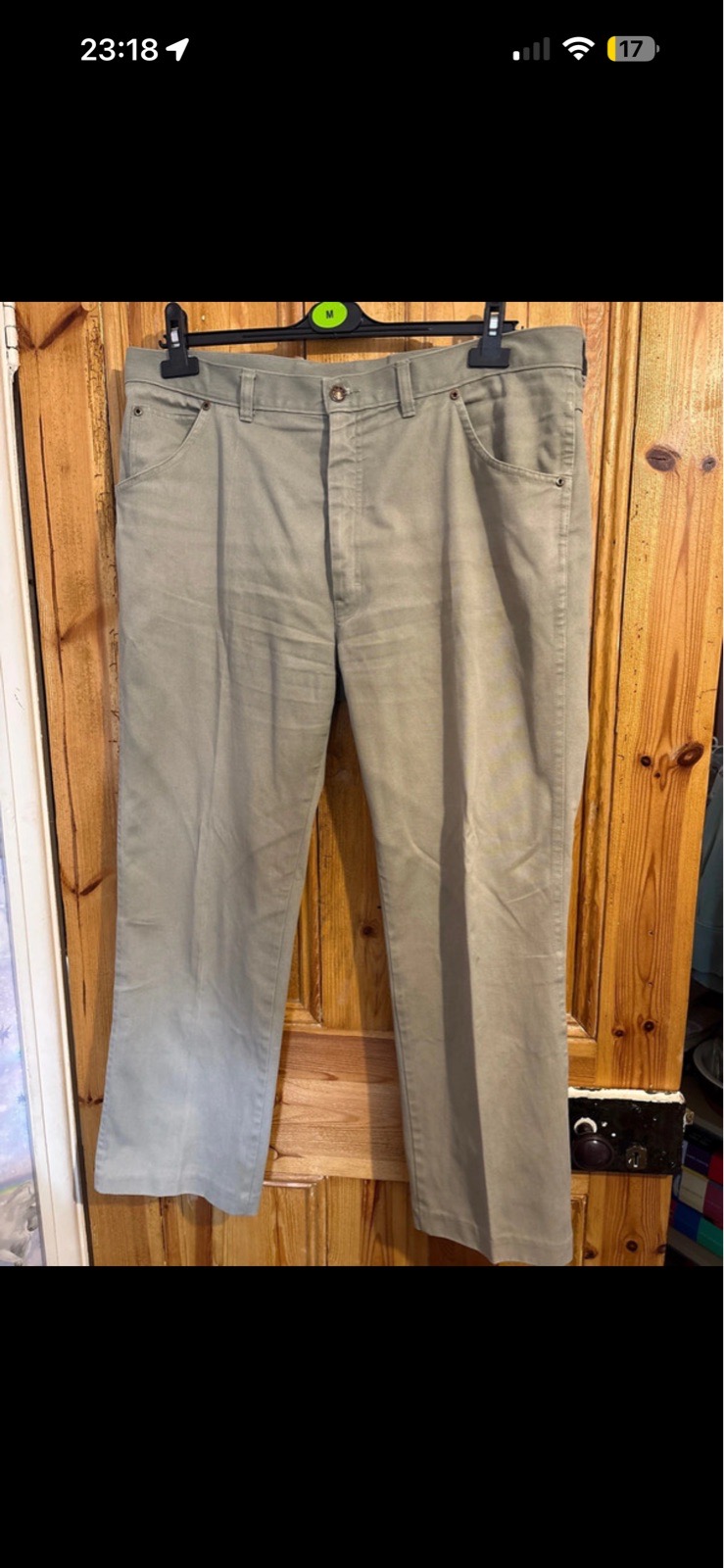 Vintage St Michael's chino style trousers size 40"