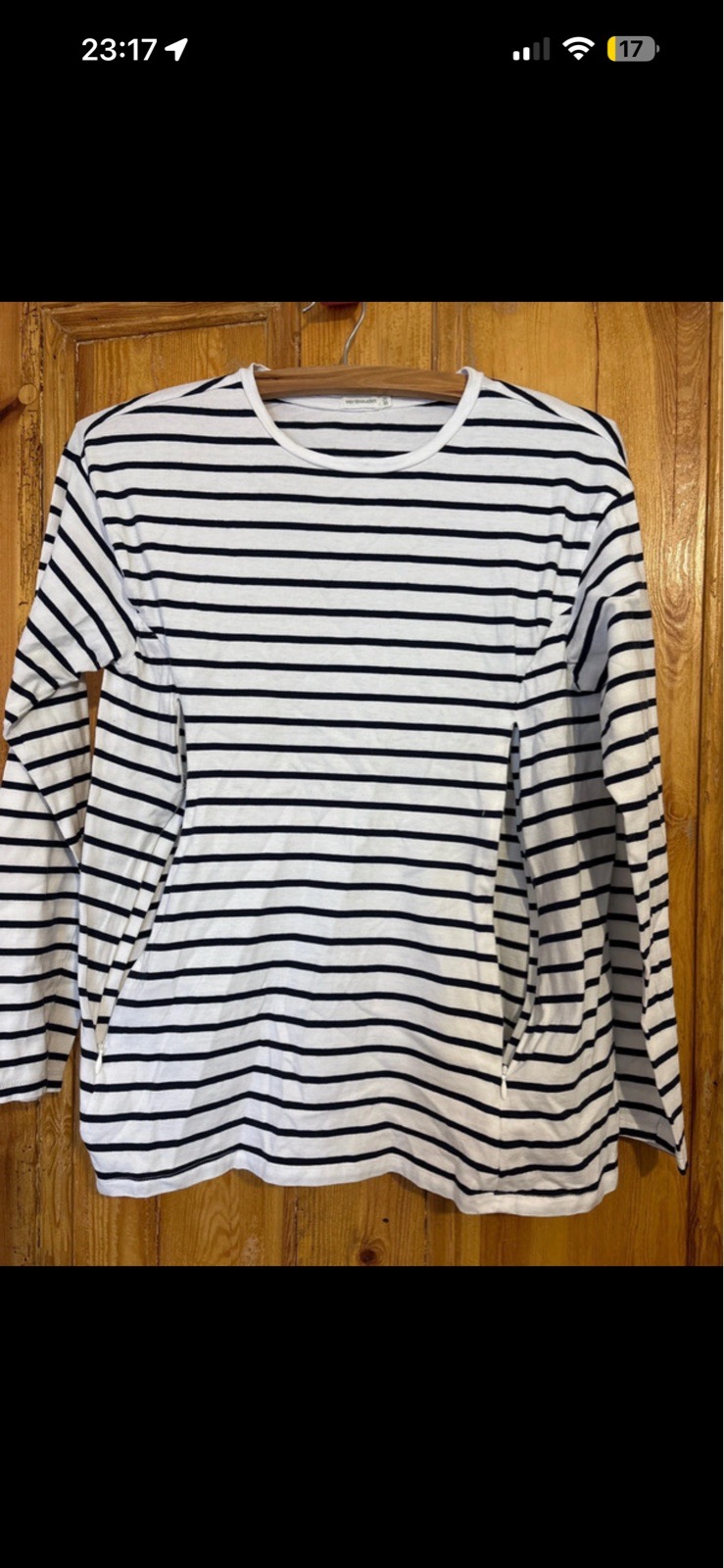 Verrbaudet maternity nursing top size 8
