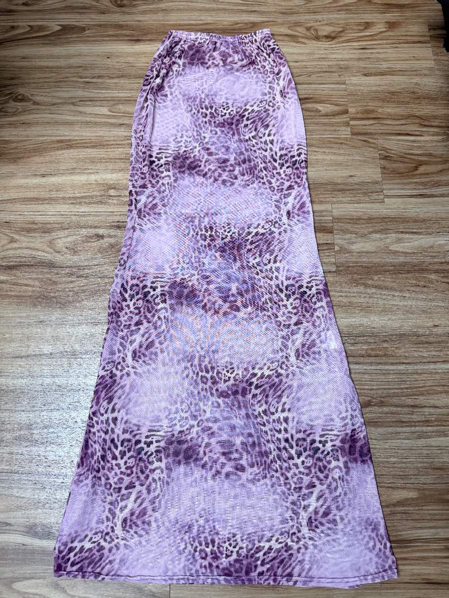 Size 6 Ego Mesh Beach / Pool Maxi Skirt. NWOT