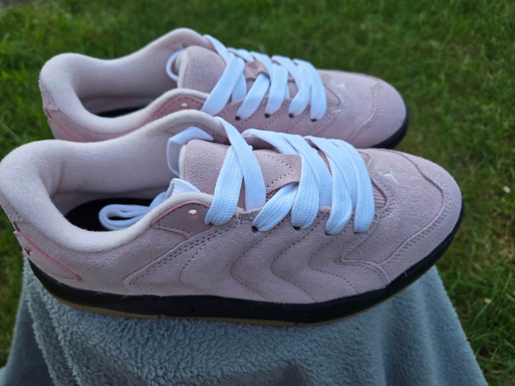 jordan session gs pink suede uk5     5.5y
