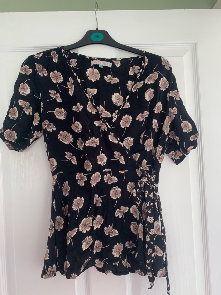 Lovely wraparound blouse
