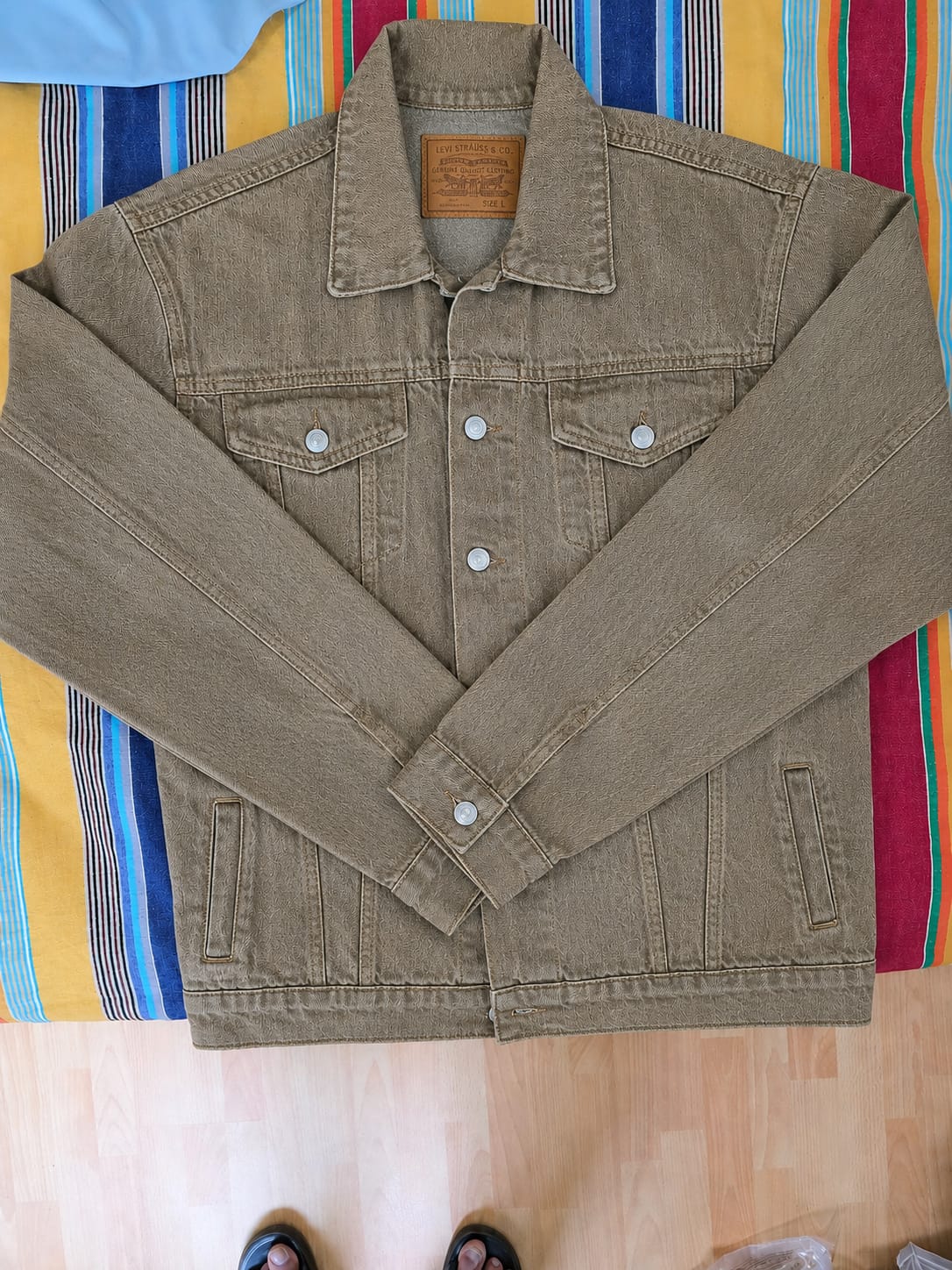 Levis Men's Trucker Denim Jacket Large