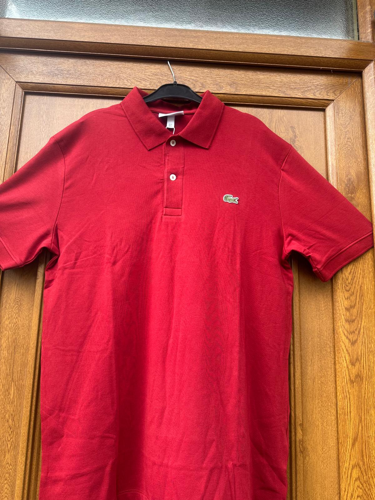 Lacoste Men’s Red Polo Shirt – Short Sleeve