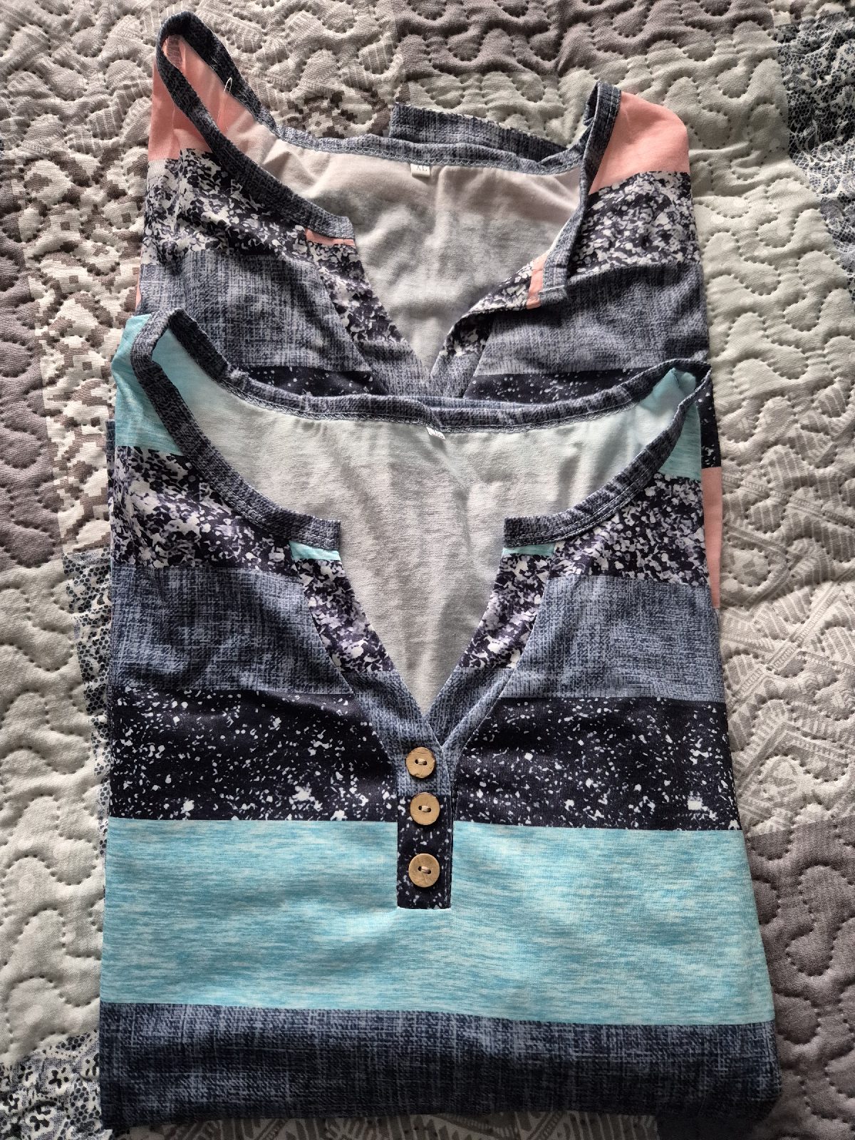 2 x New Long Sleeved Tops Size XL/12-14