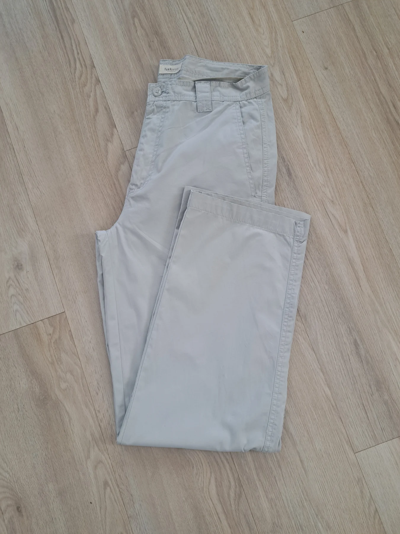Van Heusen Men's Straight Fit Grey Utility Chino Trousers Pants Gorpcore W34 L32